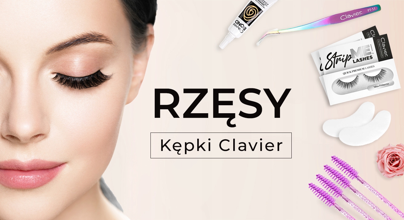 KĘPKI RZĘSY JEDWABNE NATURALNE 60 SZT. 8 mm Skręt C (mocny)