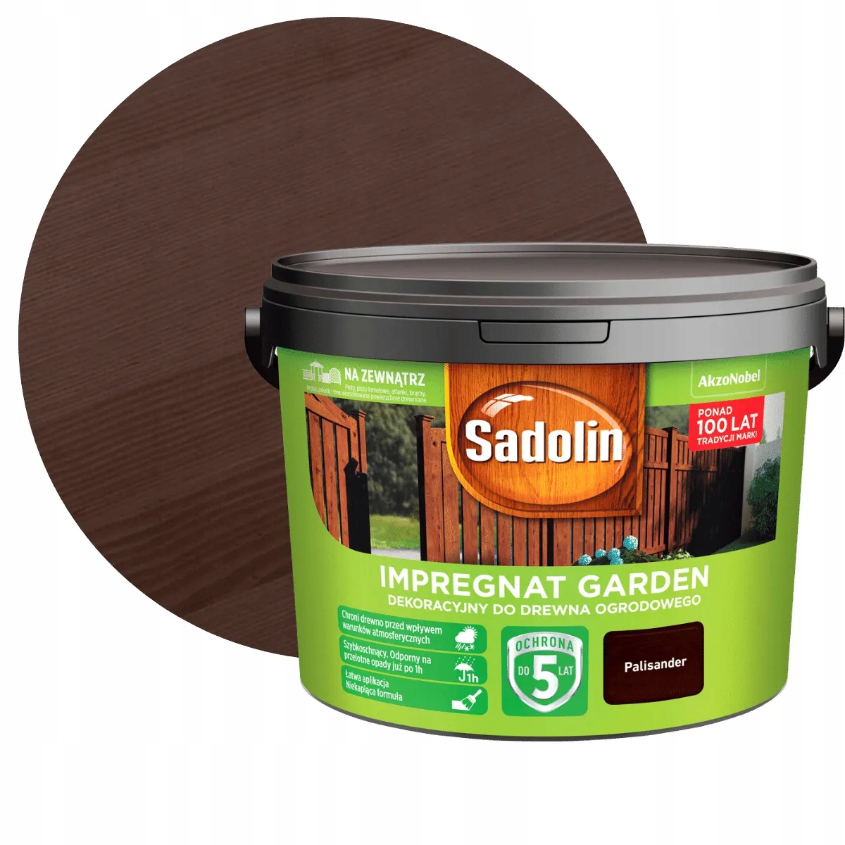 Sadolin Garden Impregnat Pro Zahradní Dřevo Palisandr 9L