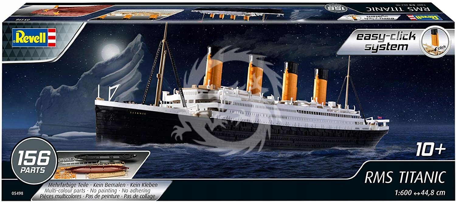 Rms Titanic Revell 05498 stupnice 1/600