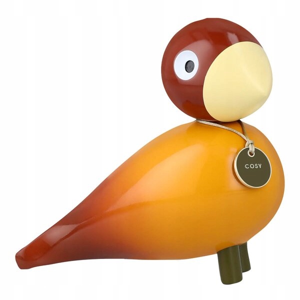 Kay Bojesen Songbird Drevený vtáčik Cosy Oranžový