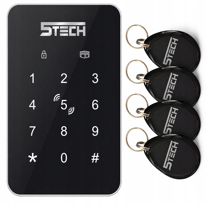 Zamek szyfrowy na kod 5tech 80228 Dwa przekaźniki Czytnik Mifare Szyfrator