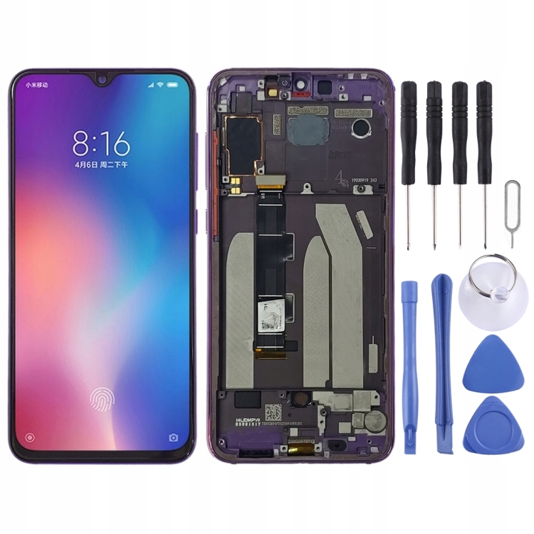 Original LCD Screen for Xiaomi Mi 9 SE Digitizer Full Assembly with Purple
