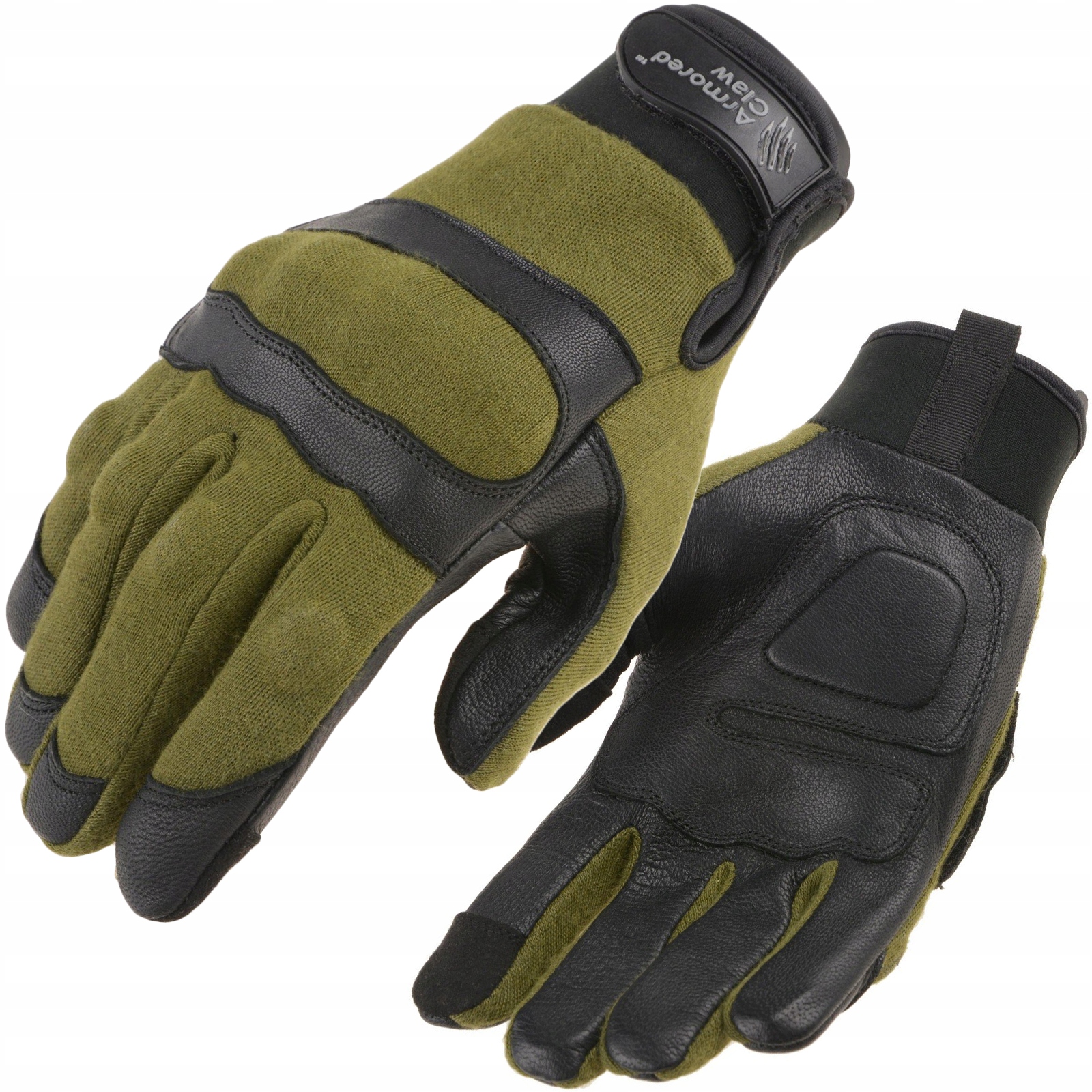 Taktické Rukavice Smart Flex Armored Claw Vojenské Kevlar Olivové XL