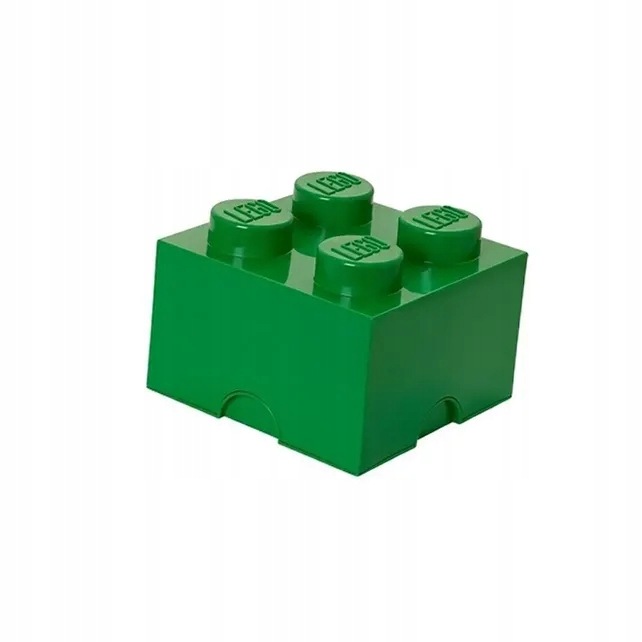 Lego 40031734 Pojemnik Na Klocki 2X2 Ciemnozielon