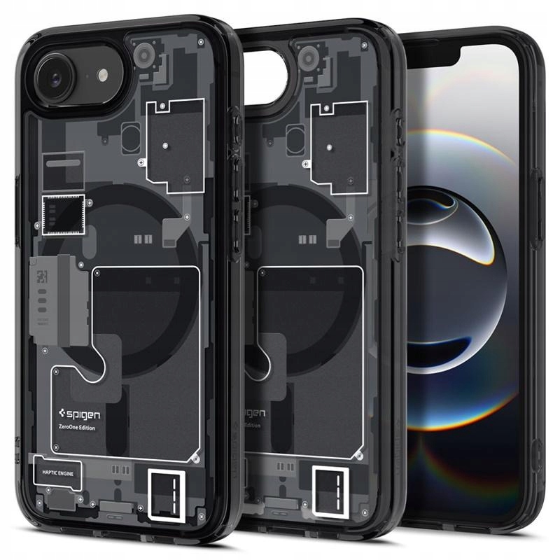 Pouzdro Spigen pro iPhone 17e, 16e Magsafe Ultra Hybrid Originální Zadní Kryt Černý