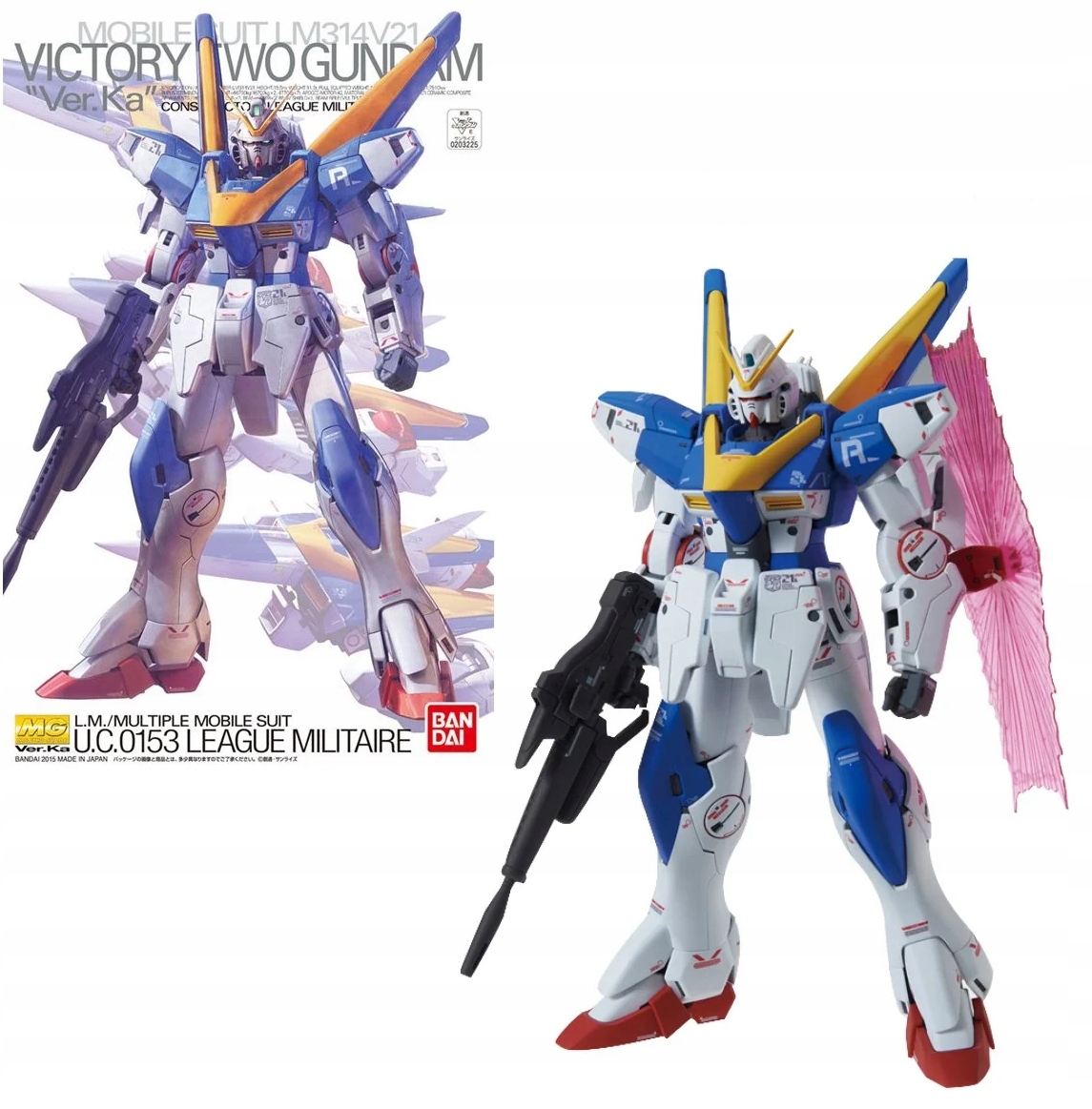 Gundam Mg 1/100 Victory Two Gundam Ver. Ka Modelářský set