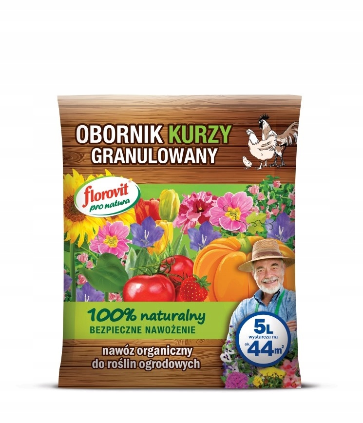 

Florovit Nawóz Obornik Kurzy Kurzak Granulowany 5L