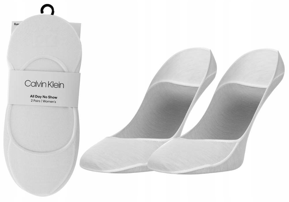 

Calvin Klein Skarpetki Stopki 2 Pary White r.39-42