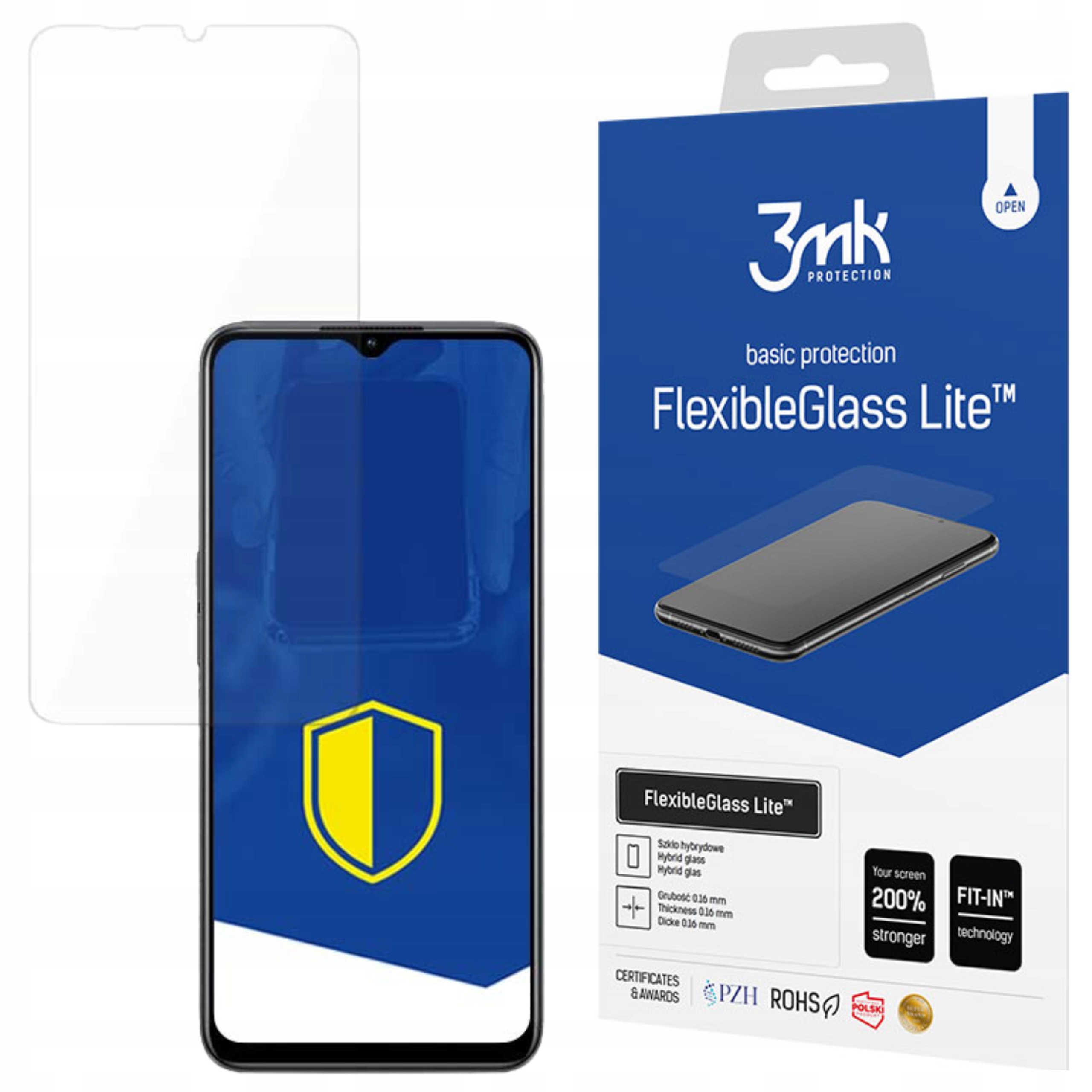 3MK Flexibleglass Lite Szkło Hartowane Do Oppo A78 5G Case Pokrowiec