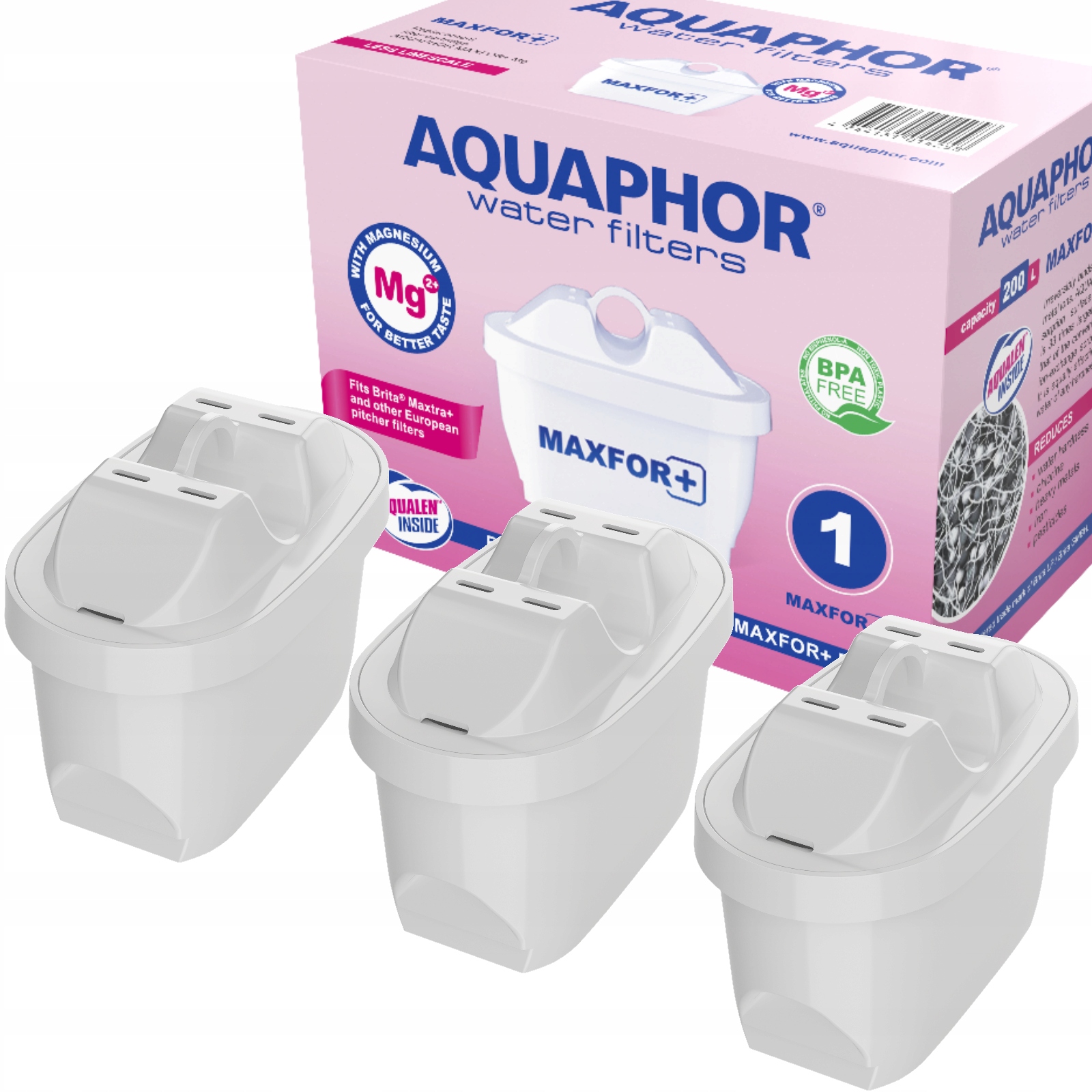 

3x Filtr wody Aquaphor wkład filtrujący Maxfor Mg