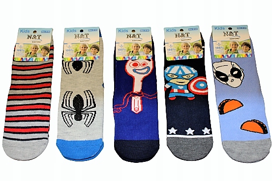 

Skarpetki Dziecięce Antypoślizgowe 23-26 Zestaw