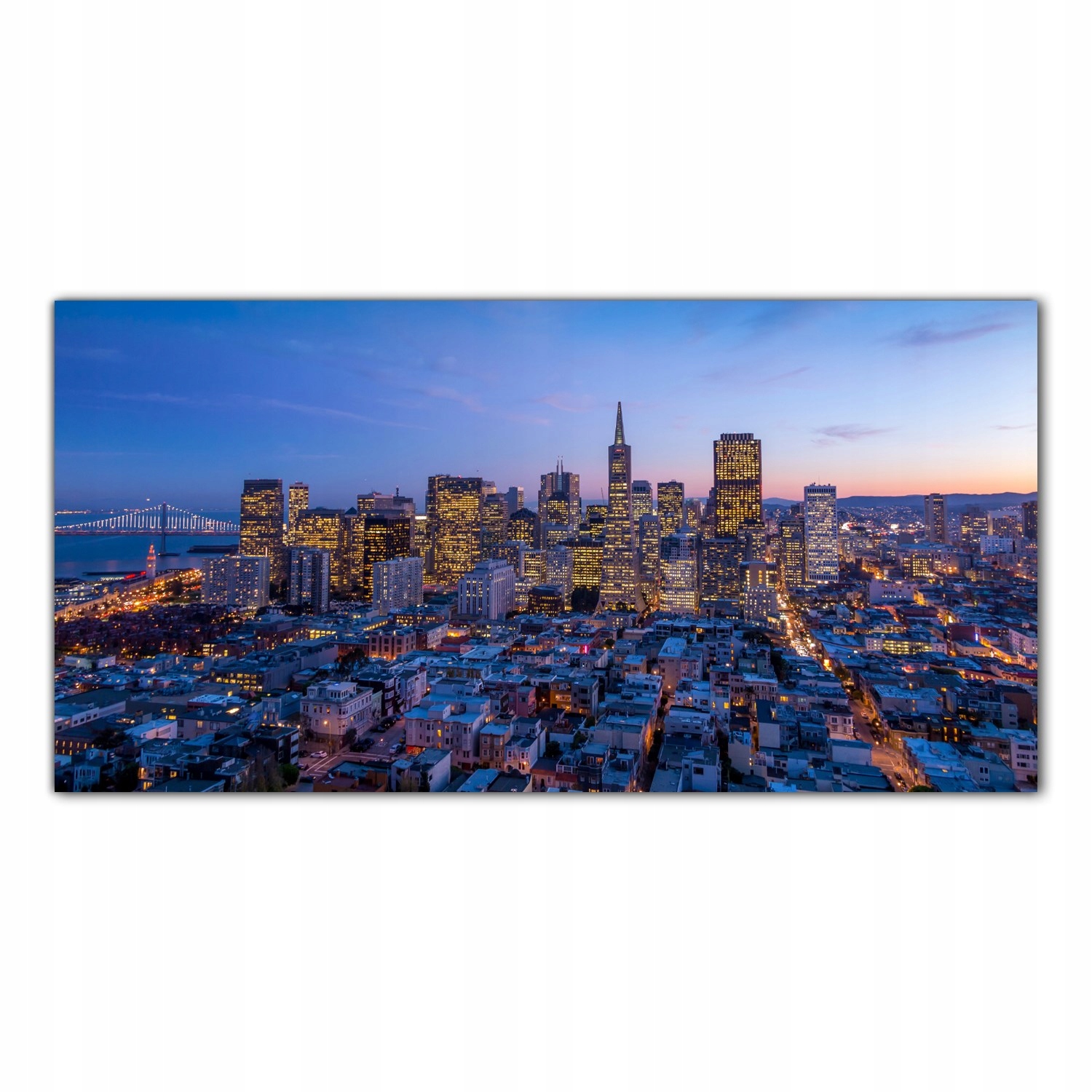 San Francisco Město 120x60 Panel tvrzené sklo