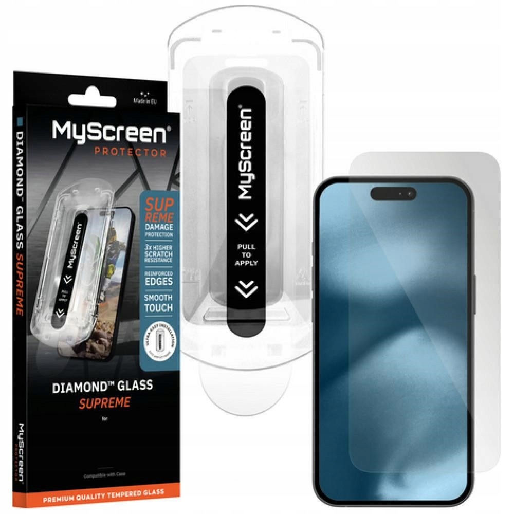 Tvrzené sklo Diamond Glass Supreme pro iPhone 17 Pro 9H Ochranné