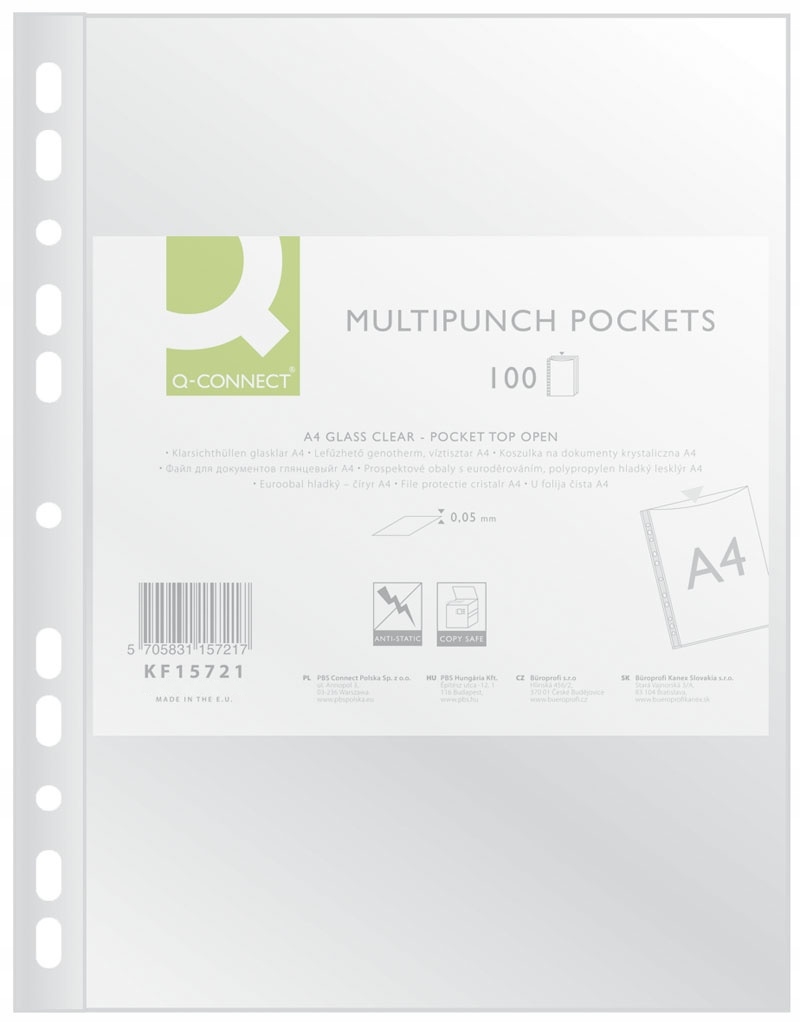 

Koszulki A4 Office 50MIC 100 Szt. Krystaliczne