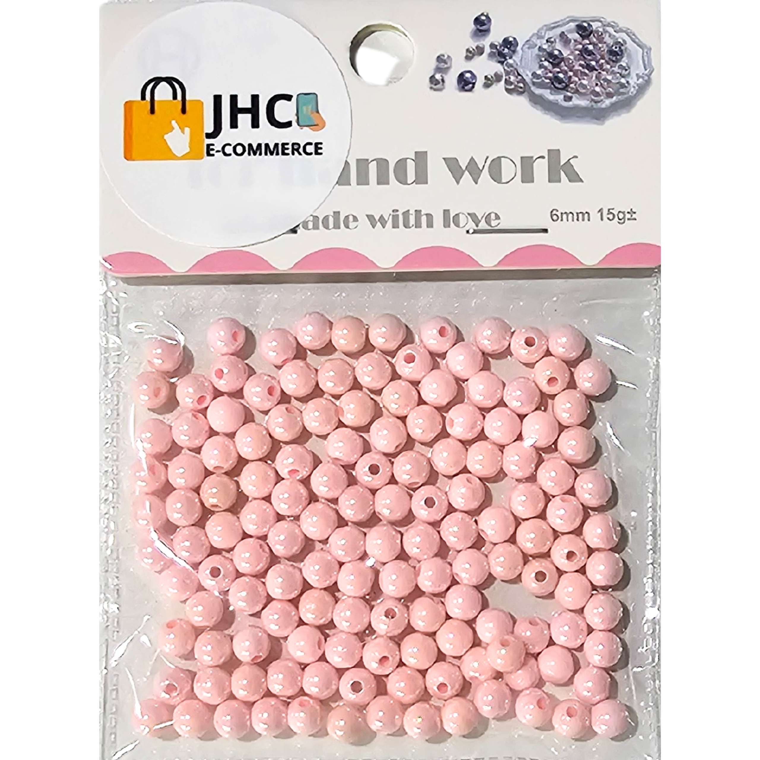 Zestaw do robienia bransoletek KORALIKI korale DIY PEREŁKI PASTELOWE RÓŻOWE Marka inna