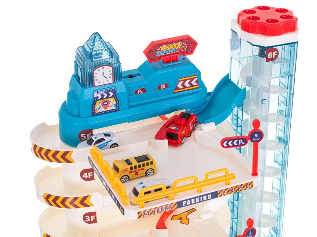 PARKING DLA AUT RESORAKI GARAŻ 5 POZIOMÓW WINDA ELEKTRYCZNA + AUTKA Wiek dziecka 3 lata +