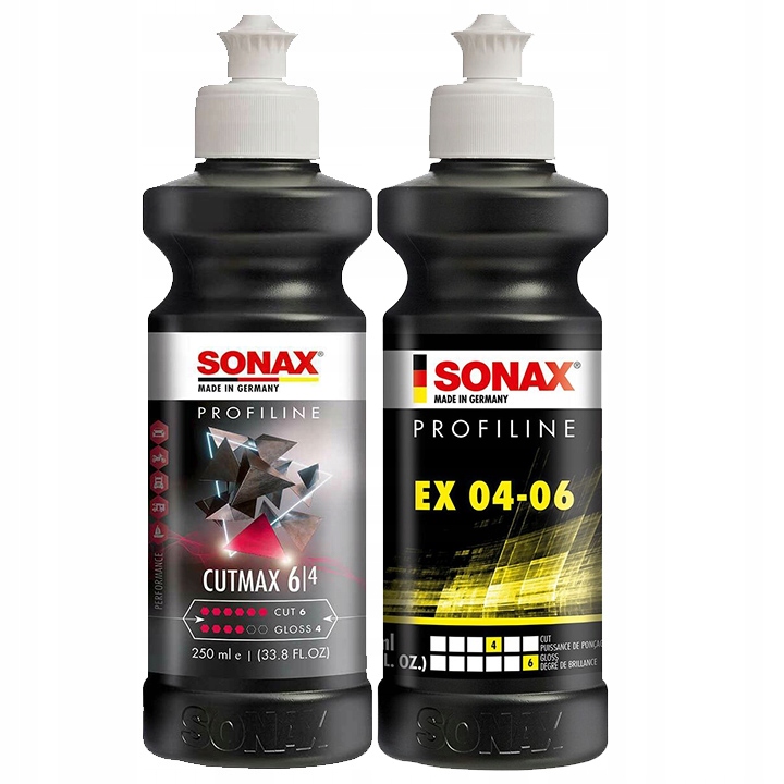 

Zestaw past polerskich Sonax Cutmax EX04-06