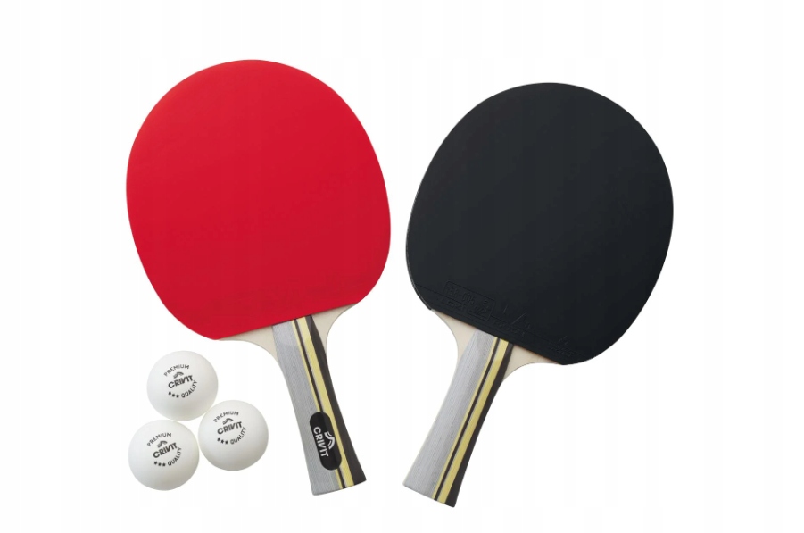 Zestaw Do Tenisa Stołowego Ping Pong Rakietki Piłeczki Crivit Etui