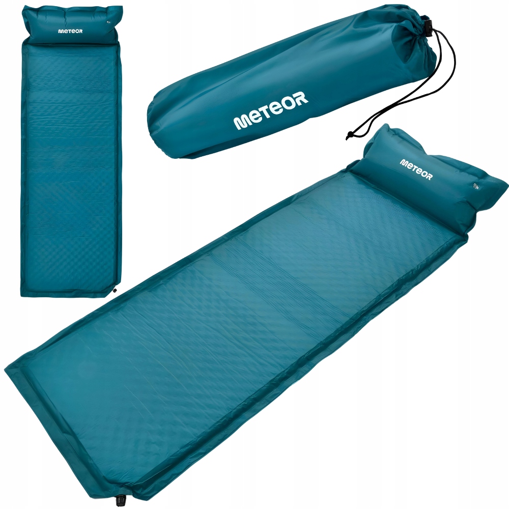 Samonafukovací karimatka Karimatka Silná Matrace s polštářkem pod Stan 200 x 66 cm