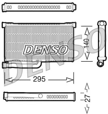 Denso DRR02004 теплообменник , отопление внутренний