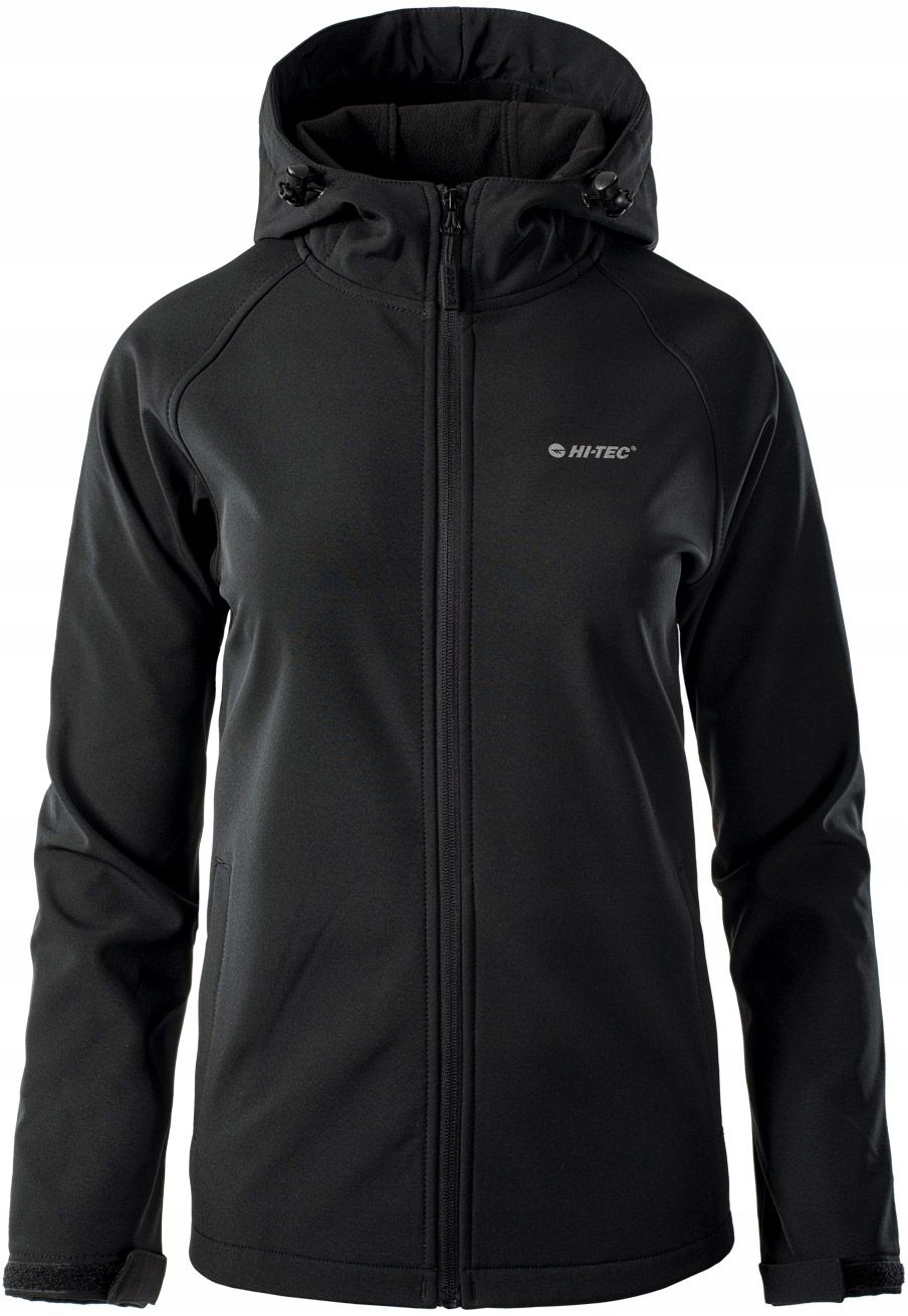 Kurtka damska HI-TEC SOFTSHELL NETI z kapturem Rękaw długi rękaw