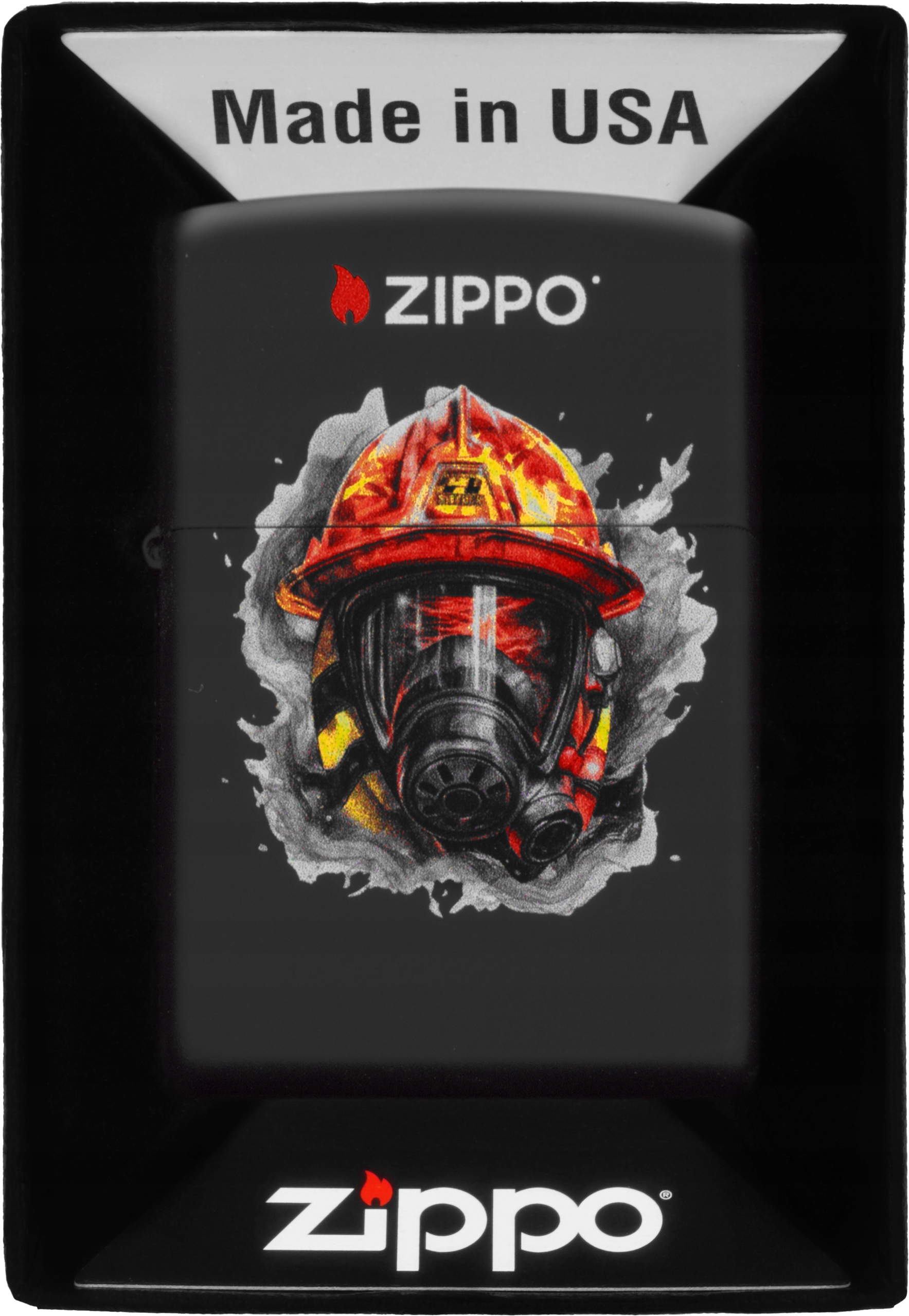 Zapalovač Zippo Firefighter Design 60007240 Větruodolný benzínový