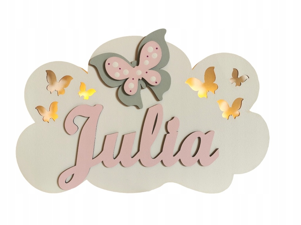 T3 LAMPKA NOCNA CHMURKA 40 cm LED PREZENT DZIECKO Długość/wysokość 40 cm