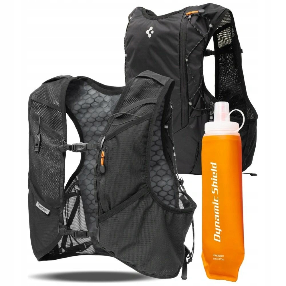 Kamizelka, plecak dla biegaczy, Spigen A72, M-L z kieszeniami pojemna lekka