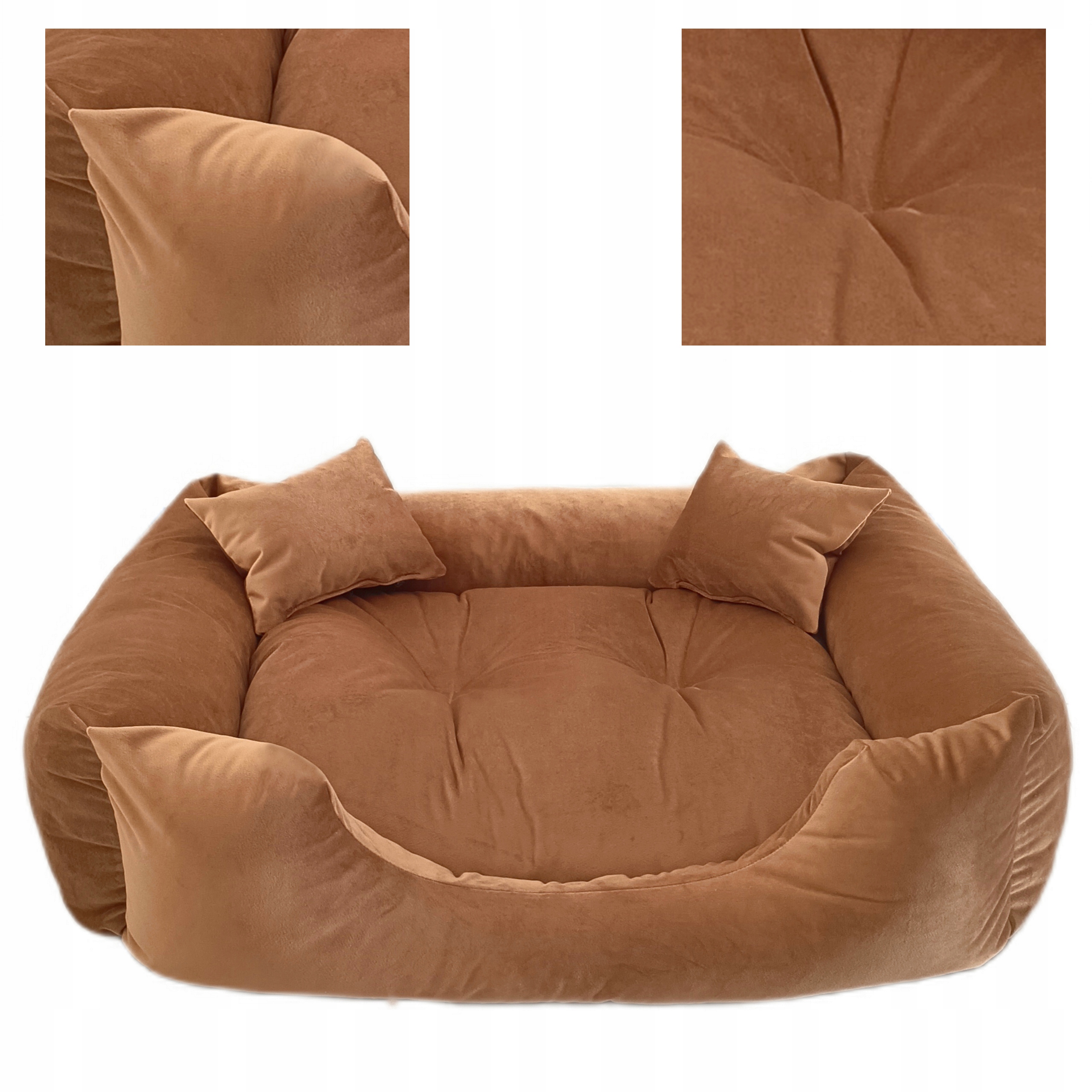 Pelíšek Pro Psa Kočku Premium Velvet Pohovka Kotec 80x60 Polský výrobek