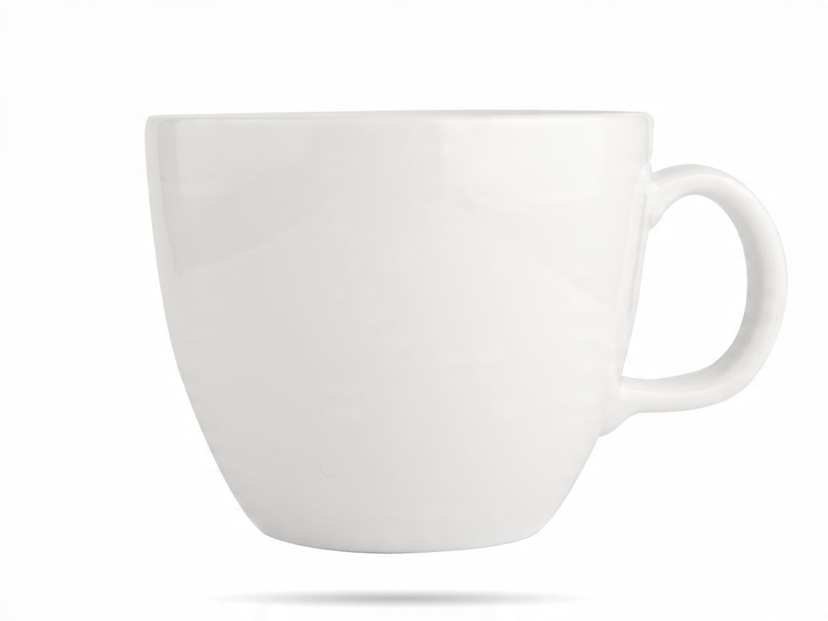 

Duży kubek porcelanowy biały Jumbo 1 litr Lubiana