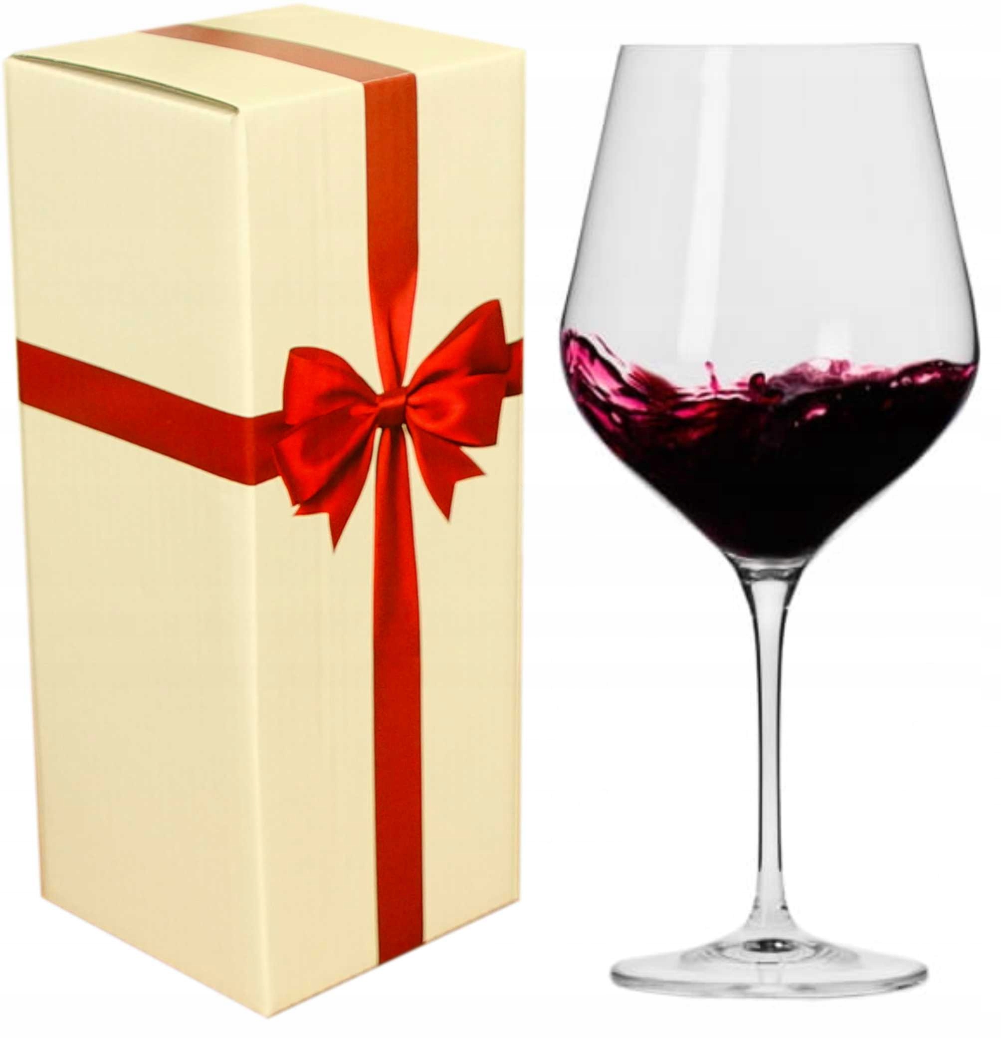 Kieliszek do wina czerwonego XXL 860 ml na prezent