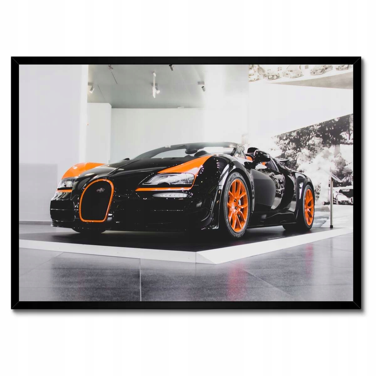 Plakáty v rámu 70x50 Bugatti Auto