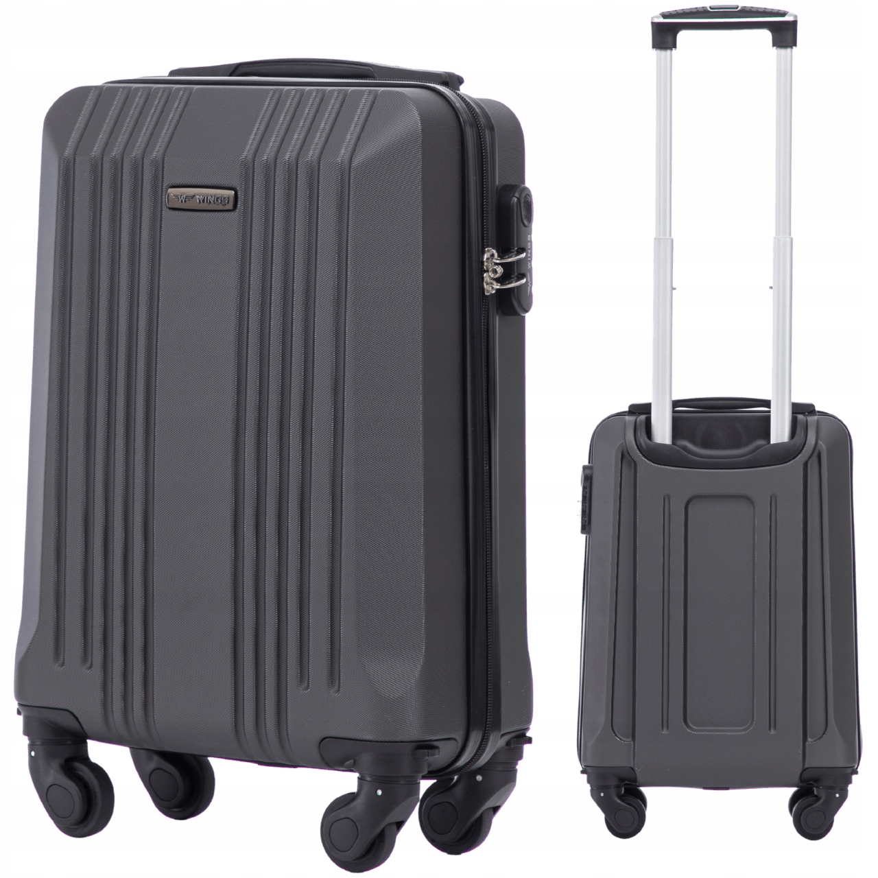 Cestovní kufr malý kabinový Xs Wings Příruční zavazadlo s odnímatelnými 4 kolečky