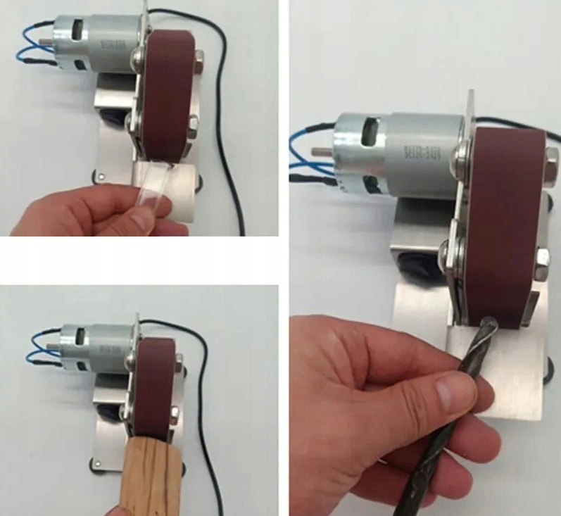 Mała Maszyna Do Taśm Ściernych Typu Mini 25 Marka bez marki