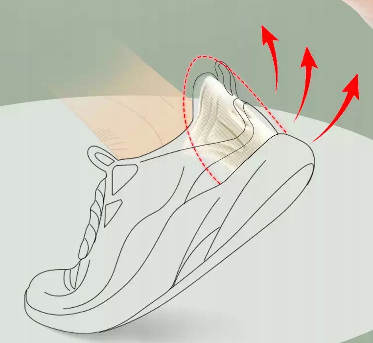 PIANKOWE ZAPIĘTKI DO DUŻYCH BUTÓW WKLEJANE WKŁADKI NA OBTARCIA RANY PIĘTY Rodzaj zapiętki