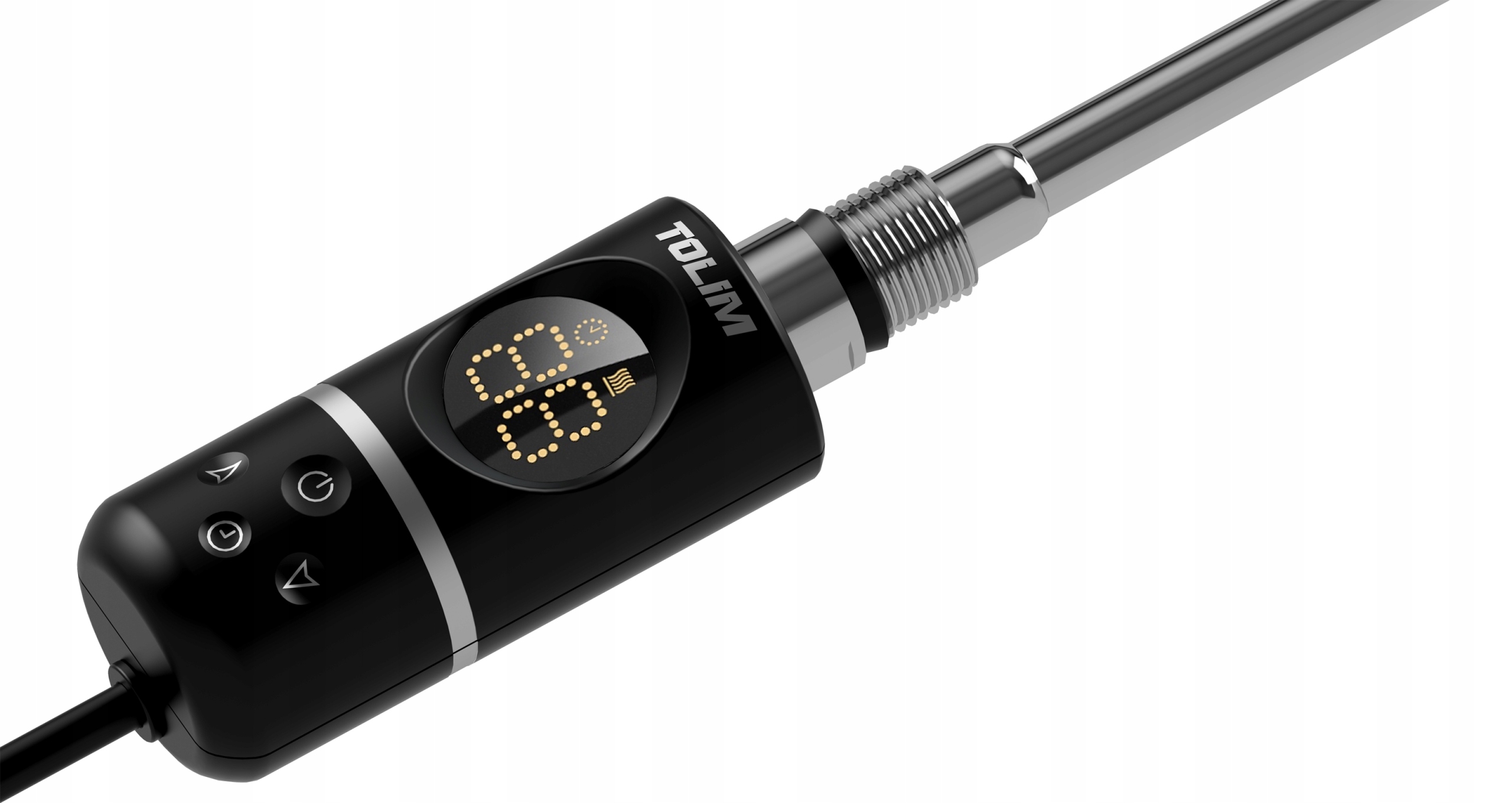 Ohrievač radiátora Grs Tolim čierny 600 W s termostatom, Časovač