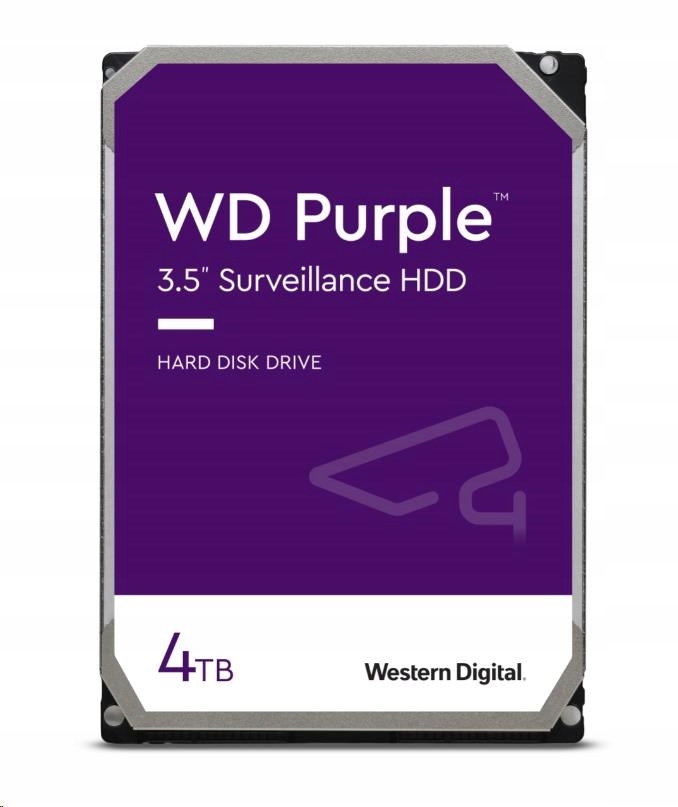 Wd Purple WD42PURZ 4TB Sata/ 600 256MB cache, nízka hlučnosť, Cmr…