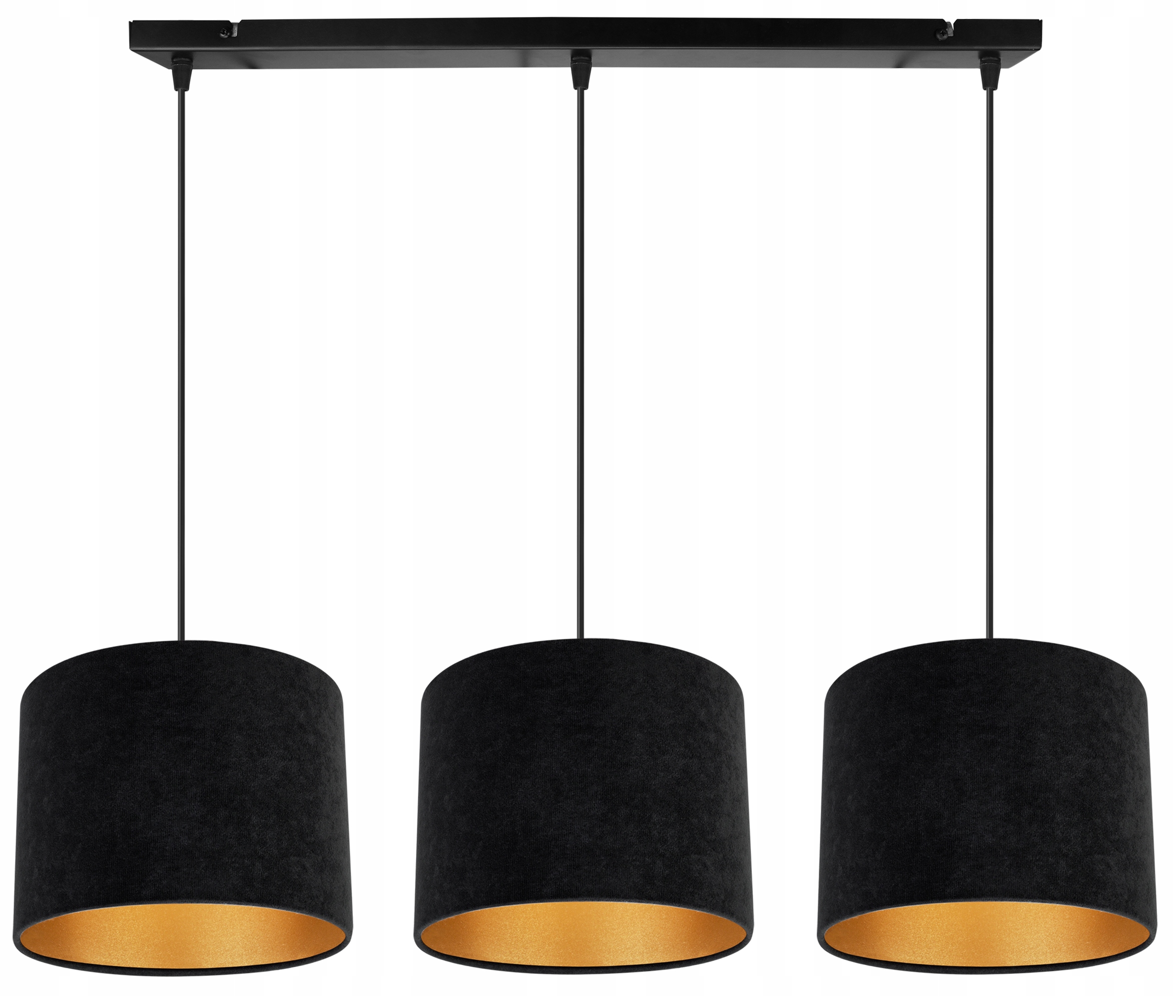 

Lampa Wisząca Złoty Abażur Welur Wybór