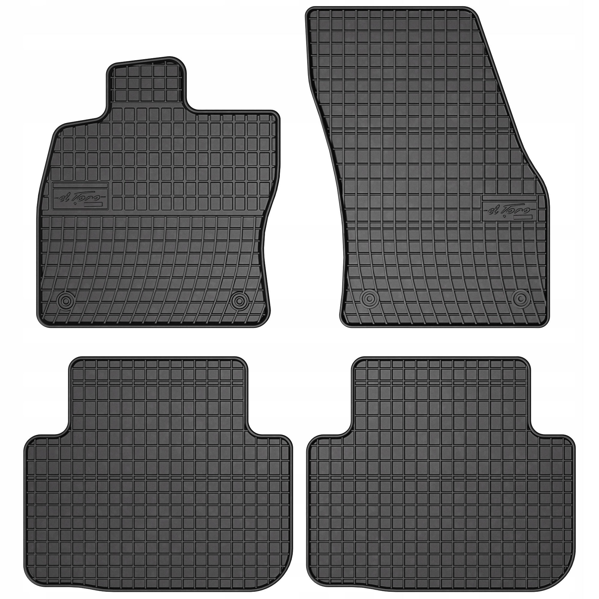 Gumové koberce El-Toro pro Volkswagen Golf Sportsvan 2014-2020