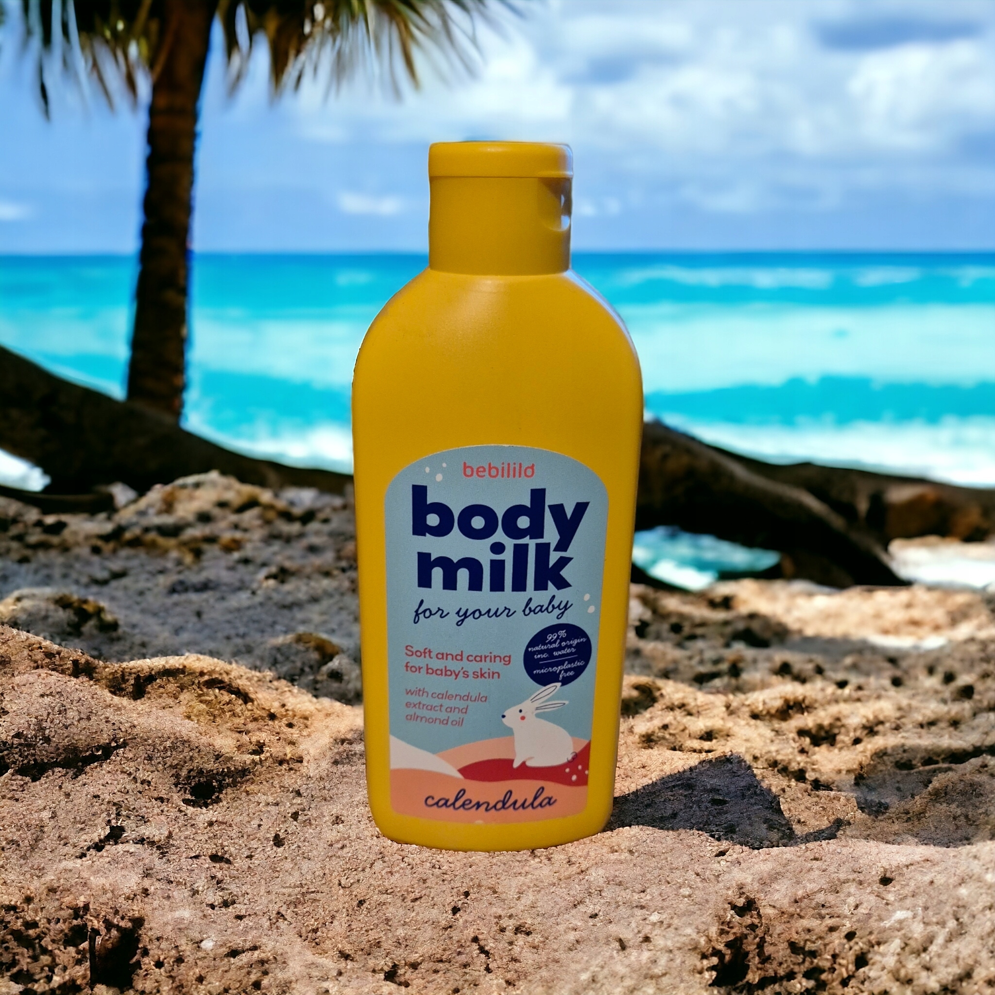 MLECZKO KOJĄCE DO CIAŁA DLA NIEMOWLĄT VEGAN BEBILILD 200 ml 99% NATURAL Pojemność 200 ml