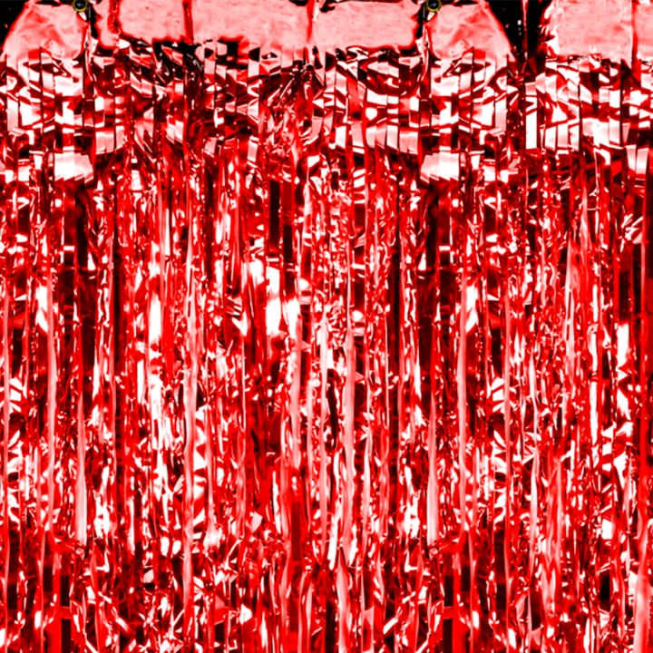 

Kurtyna imprezowa czerwona 100 x 200 cm