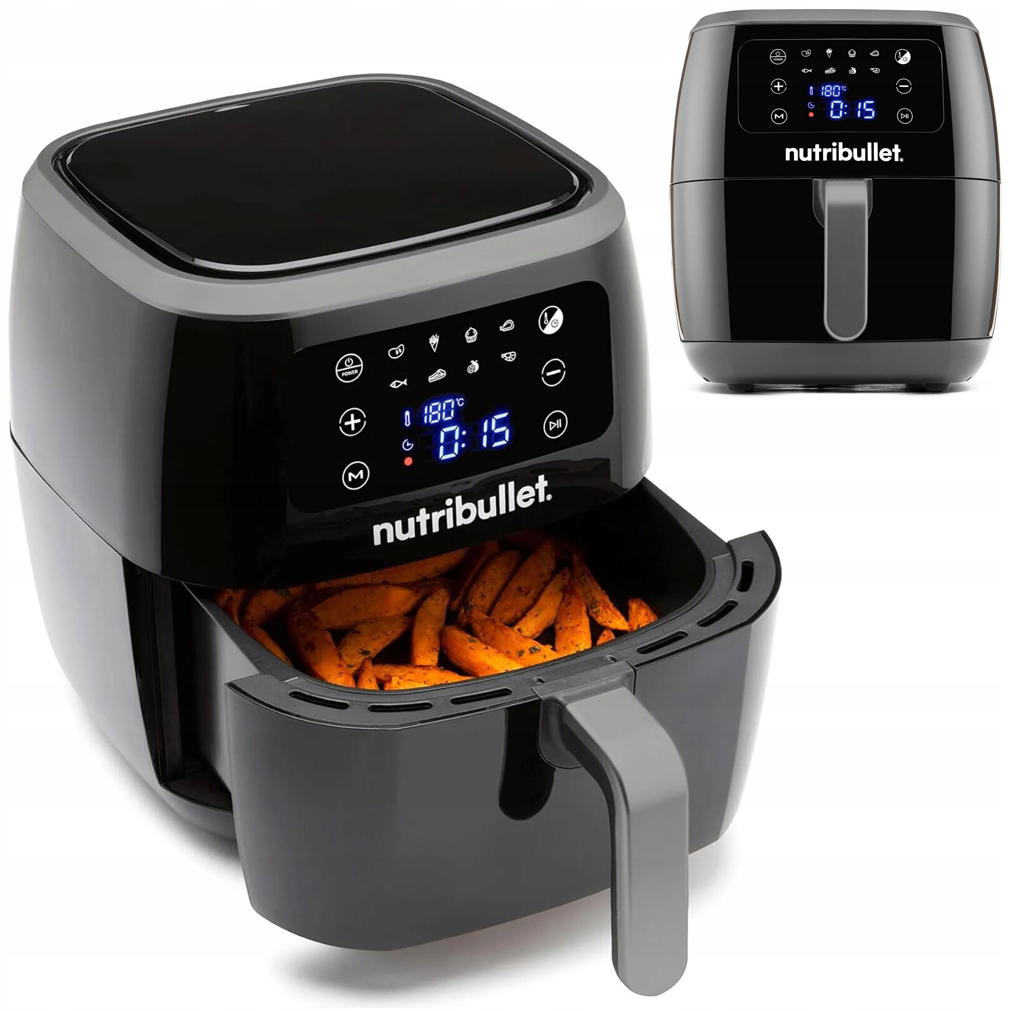 Bezkyslíková fritéza Air Fryer Nutribullet NBA071B 7l 1800W