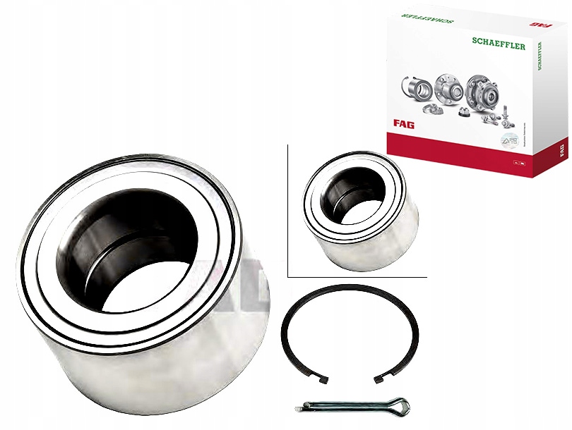 Ložisko Kola Nissan Zadní X-trail 07. 01- Fag Sada řidiče #35