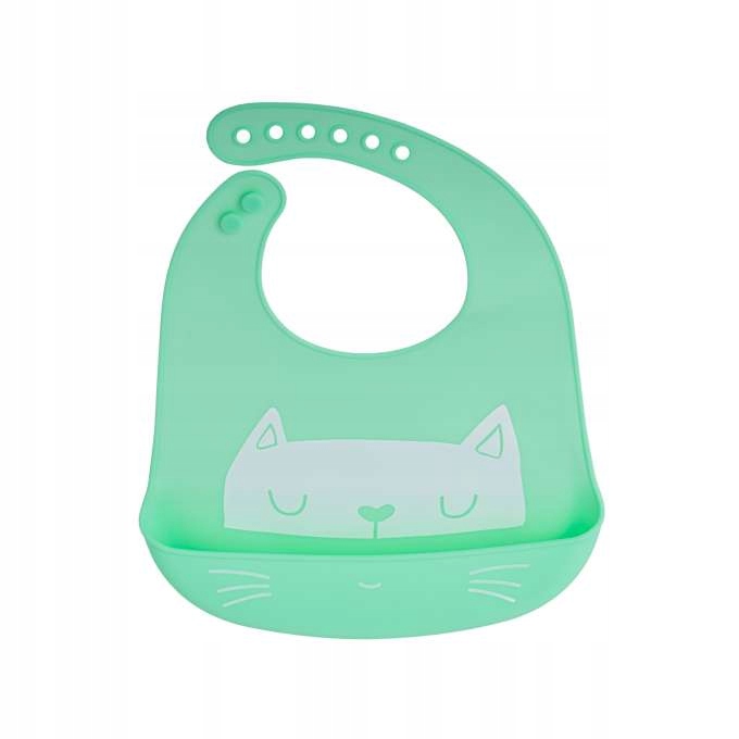 

Silikonowy Śliniak Śliniaczek Z Kieszonką