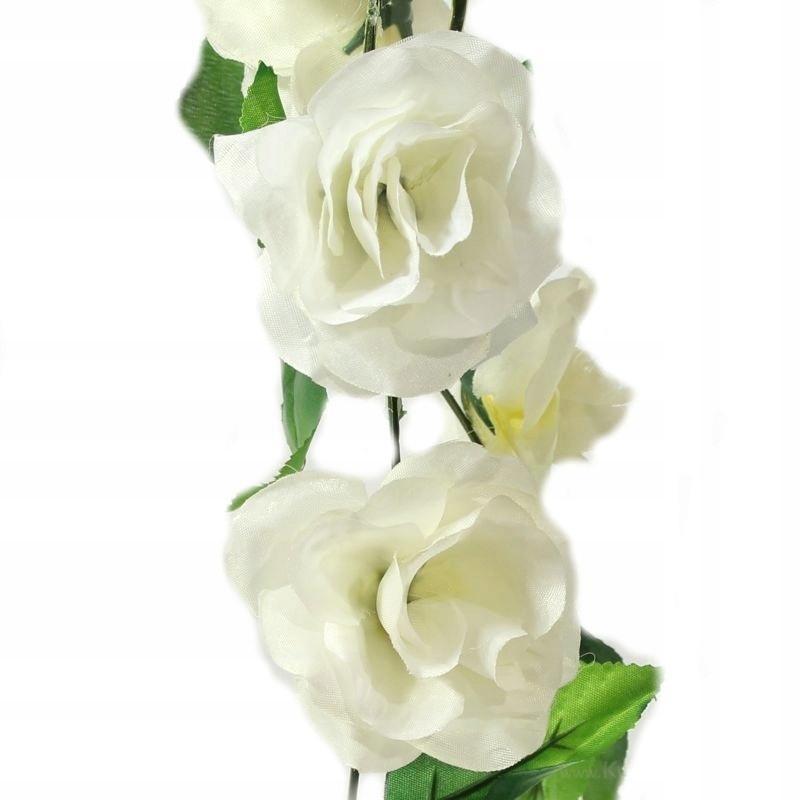 

Róża Girlanda Z Róż Sztuczne Kwiaty Krem 2m