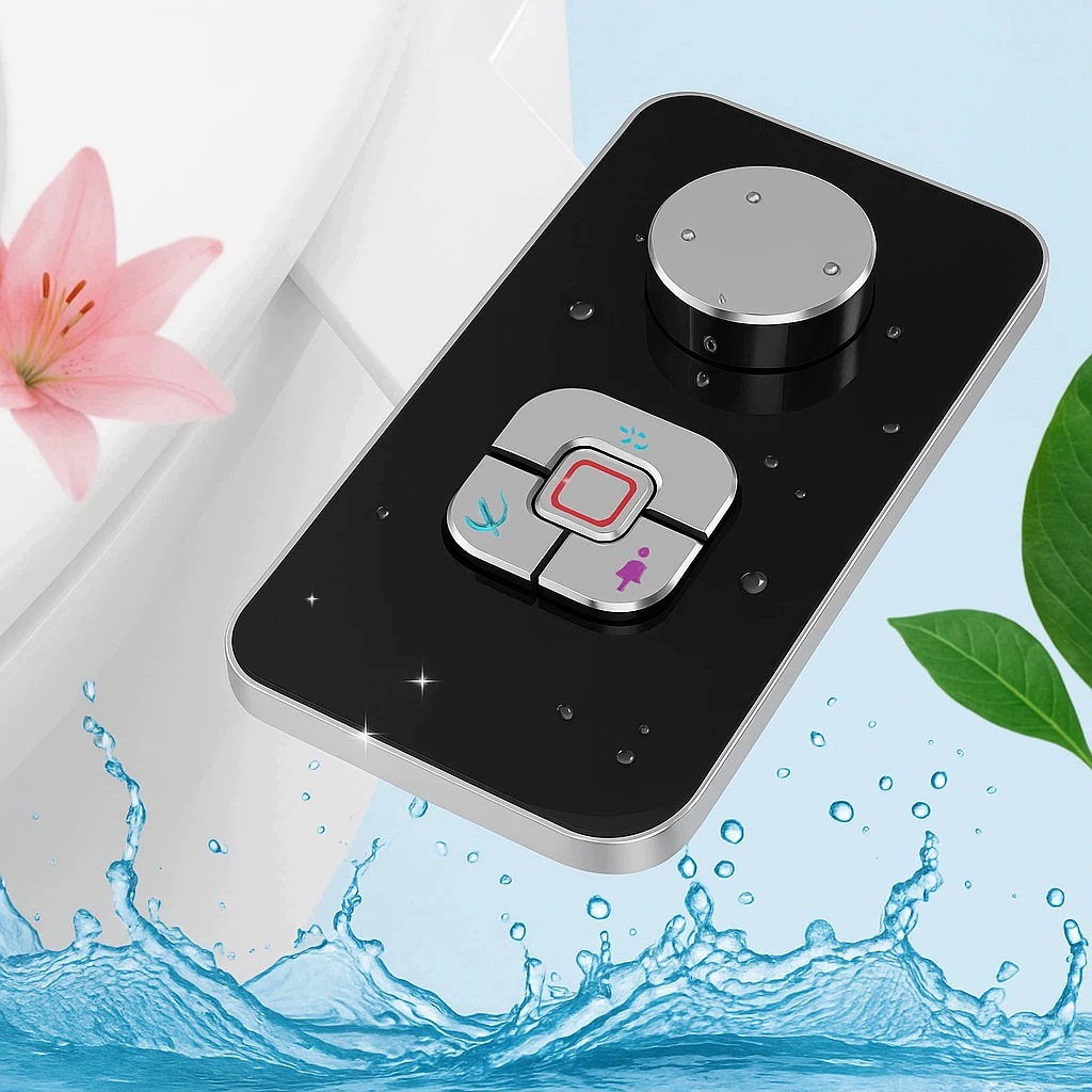 Bidetový Nástavec Na Wc Sedátko Dvojité Trysky Wc Bidet s regulací