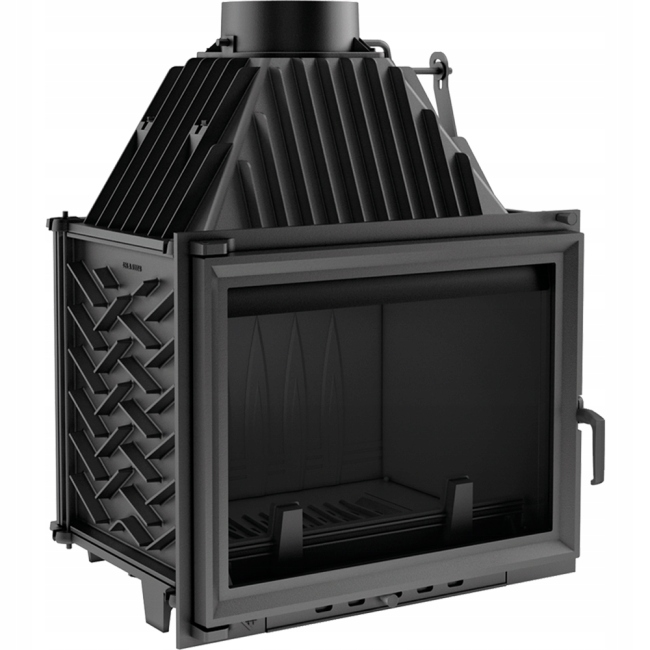 Kominek żeliwny Wkład Kominkowy Kratki Zuzia moc 15kW, fi 150 Ekoprojekt