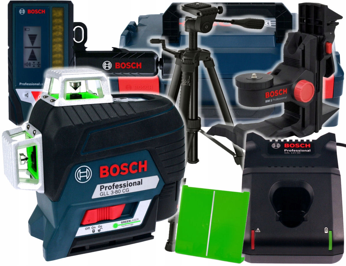 

Laser Gll 3-80 Cg Bosch Statyw Uchwyt LR7