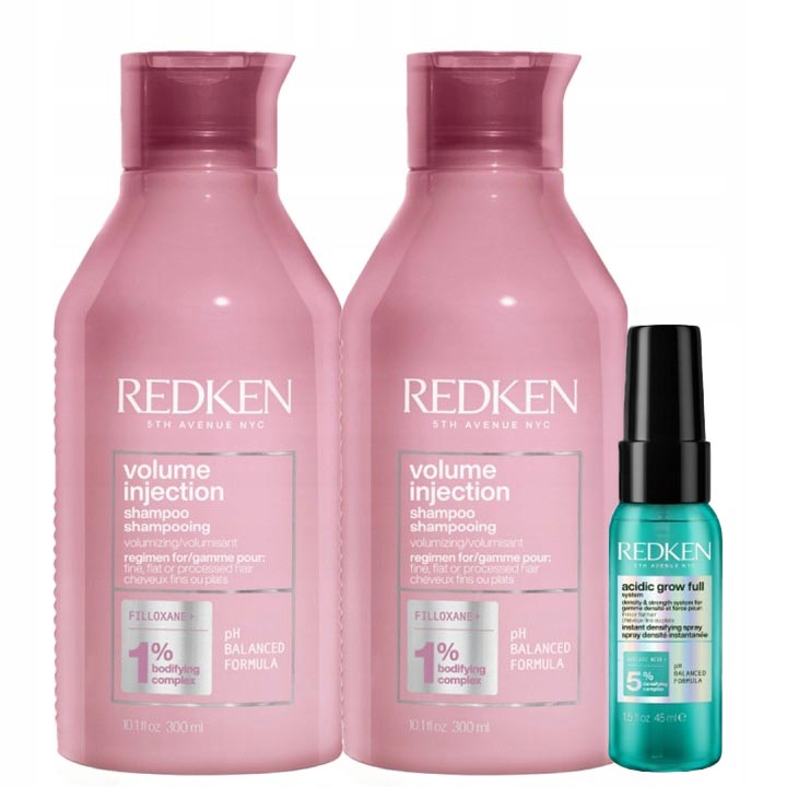 Volume Injection szampon do włosów cienkich