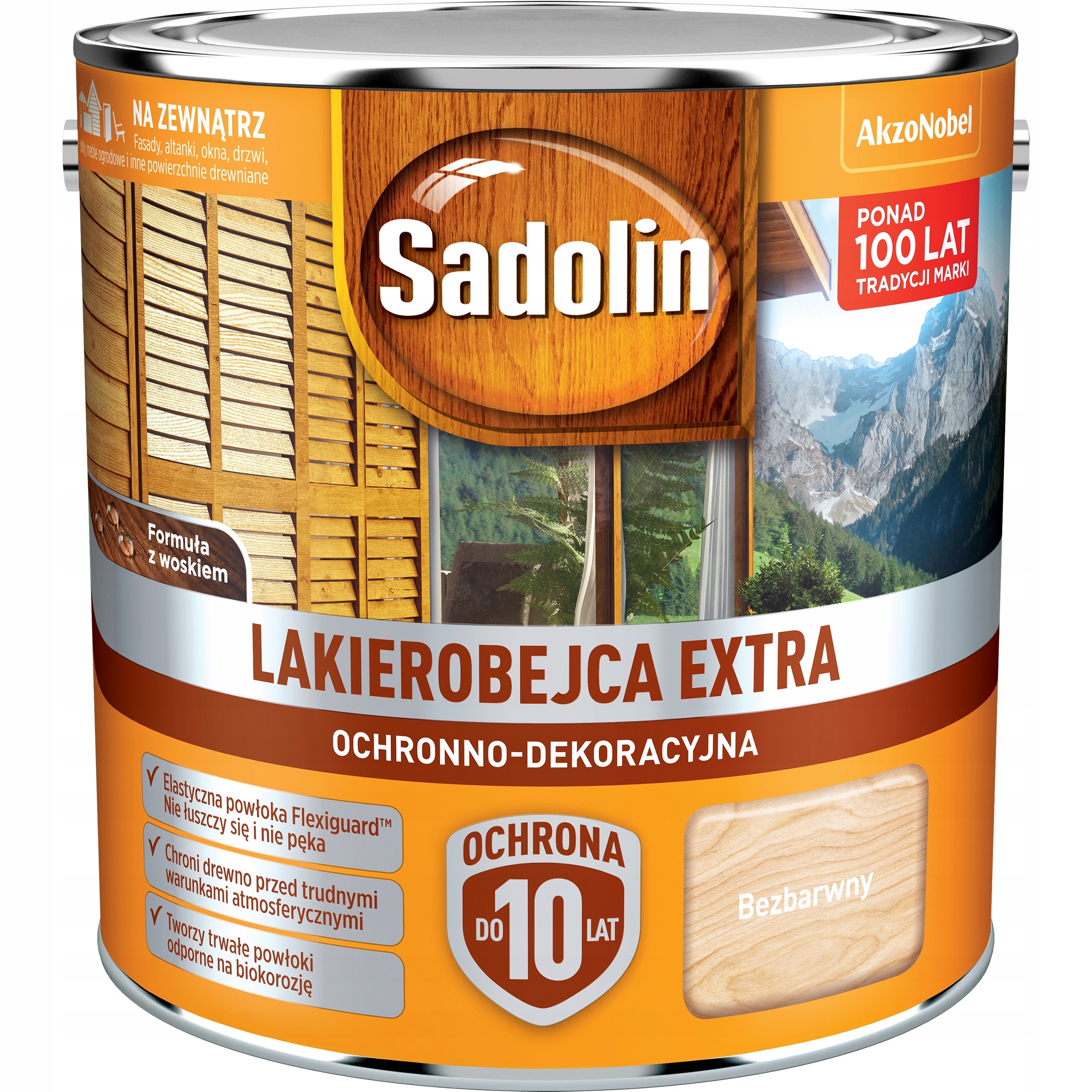 SADOLIN EXTRA LAKIEROBEJCA 2.5L BEZBARWNY